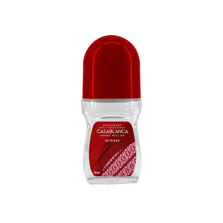 Casablanca Homme Deodorant Anti Perspirant Roll On Intense (Red) 50ml